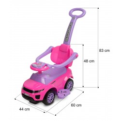 Toyz Sport Car - Jeździk z rączką | PINK