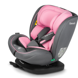 Lionelo Bastiaan i-size - Fotelik samochodowy 40-150 CM | PINK BABY