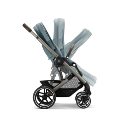 Cybex New Balios S Lux - Wózek Głęboko-Spacerowy | zestaw 3w1 | SKY BLUE TPE