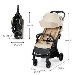 Kinderkraft Apino - Wózek spacerowy | BEIGE