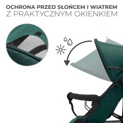 Kinderkraft Tik - Wózek spacerowy | GREEN