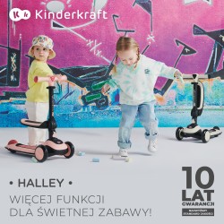 Kinderkraft Halley - Hulajnoga 2w1 | PINK