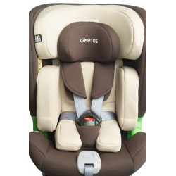 Caretero Kamptos - Obrotowy fotelik samochodowy 40-150 CM | BEIGE