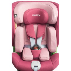 Caretero Kamptos - Obrotowy fotelik samochodowy 40-150 CM | DIRTY PINK