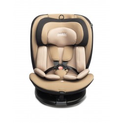 Caretero Mokki - Obrotowy fotelik samochodowy 40-150 CM | BEIGE