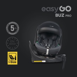 EasyGo Buz Pro - Fotelik samochodowy 40-87 CM | zestaw z bazą | GRANITO