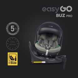 EasyGo Buz Pro - Fotelik samochodowy 40-87 CM | zestaw z bazą | GREENER