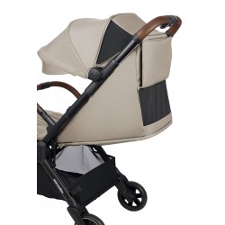 Easywalker Jackey 2 - Kompaktowy wózek spacerowy + tacka | PEARL TAUPE