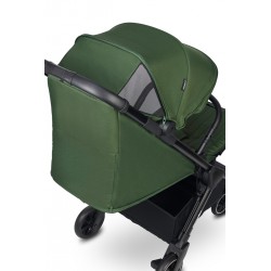 Easywalker Jackey 2 - Kompaktowy wózek spacerowy + tacka | DEEP GREEN