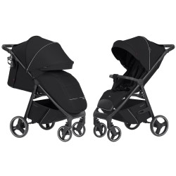 Carrello Bravo 2024 - Wózek spacerowy | PURE BLACK