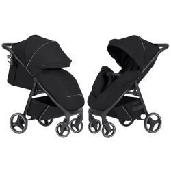 Carrello Bravo 2024 - Wózek spacerowy | PURE BLACK