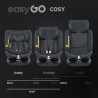 EasyGo Cosy - Fotelik samochodowy 40-150 CM | GRANITO