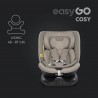 EasyGo Cosy - Fotelik samochodowy 40-150 CM | TAUPE