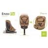 4Baby Enzo-fix i-size - Fotelik samochodowy 40-150 CM | MOKKA