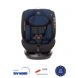 4Baby Roto-fix i-size - Fotelik samochodowy 40-150 CM | DARK BLUE