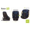 4Baby Roto-fix i-size - Fotelik samochodowy 40-150 CM | DARK BLUE