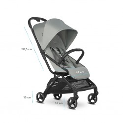 Easywalker Rockey S - Wózek głęboko-spacerowy | BRIGHT TAUPE