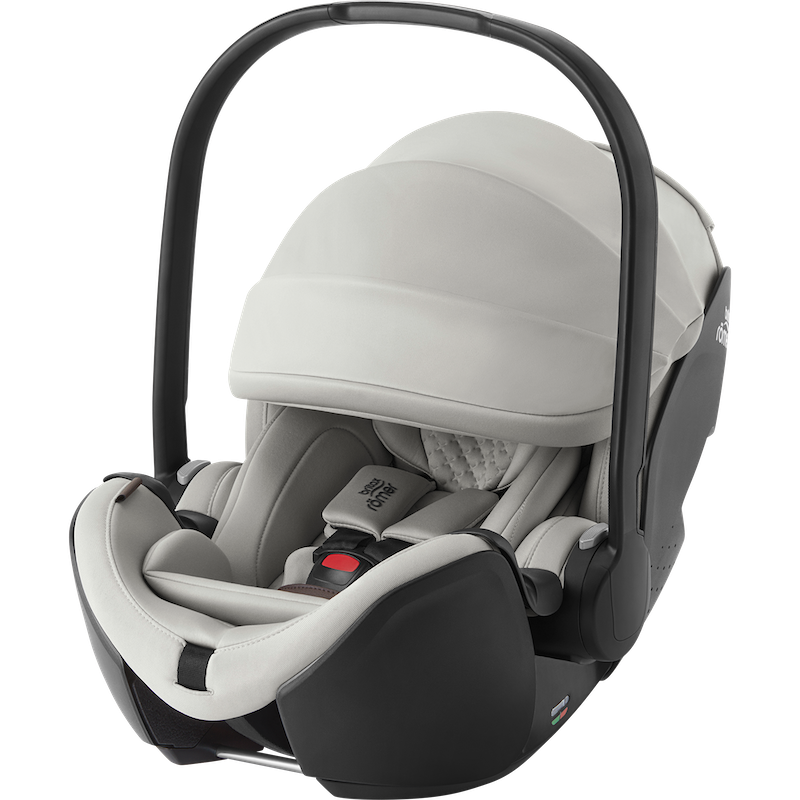 Britax Romer Baby-Safe Pro - Obrotowy rozkładany fotelik samochodowy 40-85 CM | LUX LINEN GREY