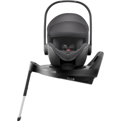 Britax Romer Baby-Safe Pro - Obrotowy rozkładany fotelik samochodowy 40-85 CM | zestaw z bazą Vario 5Z | CLASSIC DEEP GREY