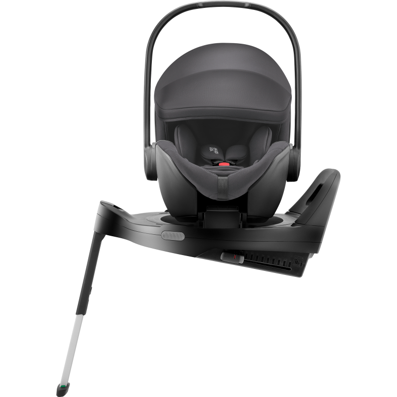 Britax Romer Baby-Safe Pro - Obrotowy rozkładany fotelik samochodowy 40-85 CM | zestaw z bazą Vario 5Z | CLASSIC DEEP GREY