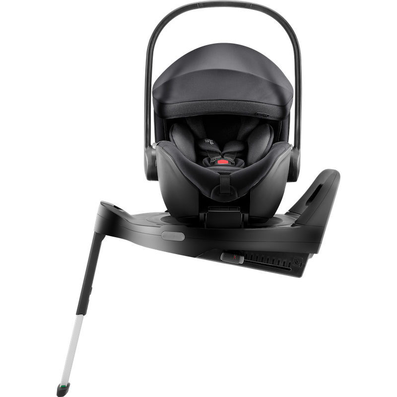 Britax Romer Baby-Safe Pro - Obrotowy rozkładany fotelik samochodowy 40-85 CM | zestaw z bazą Vario 5Z | STYLE CARBON BLACK