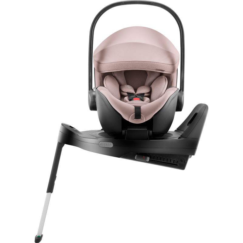 Britax Romer Baby-Safe Pro - Obrotowy rozkładany fotelik samochodowy 40-85 CM | zestaw z bazą Vario 5Z | STYLE DUSTY ROSE