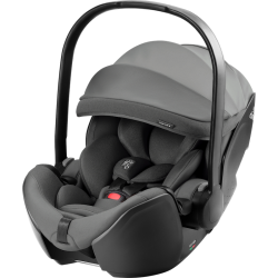 Britax Romer Baby-Safe Pro - Obrotowy rozkładany fotelik samochodowy 40-85 CM | zestaw z bazą Vario 5Z | STYLE MINERAL GREY