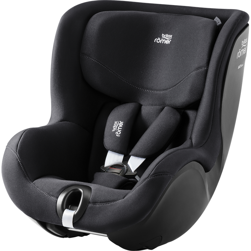 Britax Romer Dualfix 5Z - Obrotowy fotelik samochodowy 61-105 CM | siedzisko bez bazy | CLASSIC DEEP BLACK