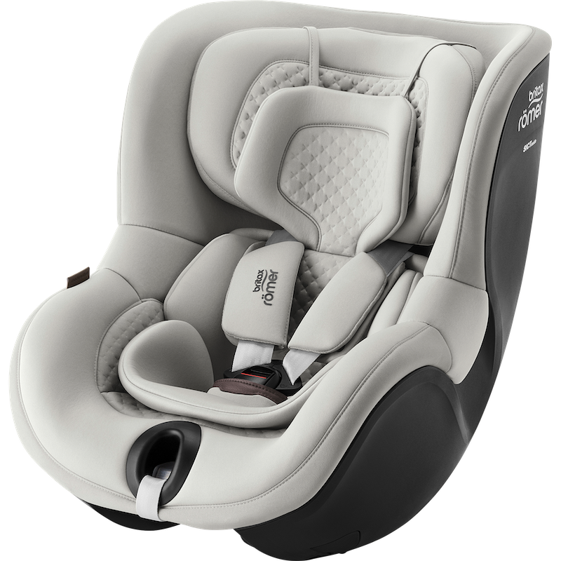 Britax Romer Dualfix 5Z - Obrotowy fotelik samochodowy 61-105 CM | siedzisko bez bazy | LUX LINEN GREY