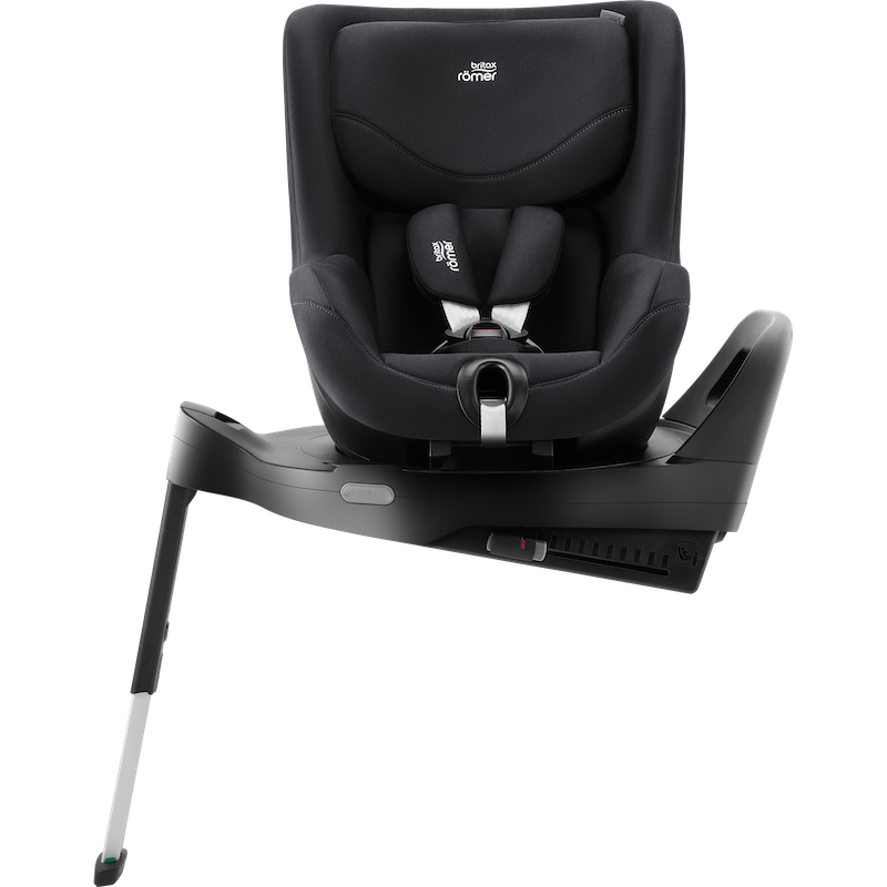 Britax Romer Dualfix 5Z - Obrotowy fotelik samochodowy 61-105 CM | zestaw z bazą Vario 5Z | CLASSIC DEEP BLACK