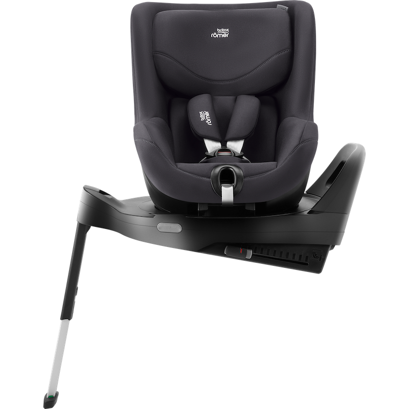 Britax Romer Dualfix 5Z - Obrotowy fotelik samochodowy 61-105 CM | zestaw z bazą Vario 5Z | CLASSIC DEEP GREY