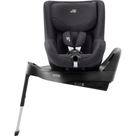 Britax Romer Dualfix 5Z - Obrotowy fotelik samochodowy 61-105 CM | zestaw z bazą Vario 5Z | CLASSIC DEEP GREY