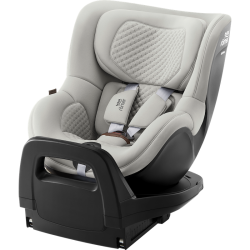 Britax Romer Dualfix 5Z - Obrotowy fotelik samochodowy 61-105 CM | zestaw z bazą Vario 5Z | LUX LINEN GREY