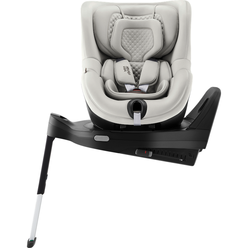 Britax Romer Dualfix 5Z - Obrotowy fotelik samochodowy 61-105 CM | zestaw z bazą Vario 5Z | LUX LINEN GREY