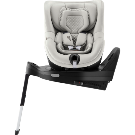 Britax Romer Dualfix 5Z - Obrotowy fotelik samochodowy 61-105 CM | zestaw z bazą Vario 5Z | LUX LINEN GREY