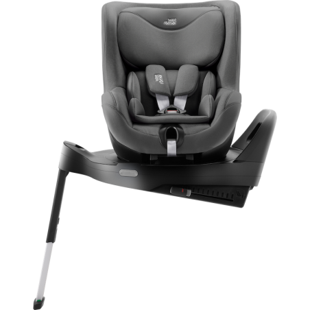 Britax Romer Dualfix 5Z - Obrotowy fotelik samochodowy 61-105 CM | zestaw z bazą Vario 5Z | STYLE MINERAL GREY