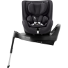 Britax Romer Dualfix Pro - Obrotowy fotelik samochodowy 40-105 CM | CLASSIC DEEP GREY