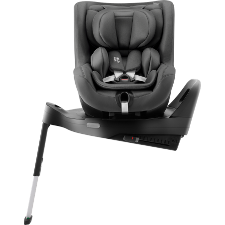 Britax Romer Dualfix Pro - Obrotowy fotelik samochodowy 40-105 CM | STYLE MINERAL GREY