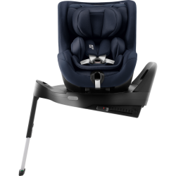 Britax Romer Dualfix Pro - Obrotowy fotelik samochodowy 40-105 CM | STYLE NIGHT BLUE