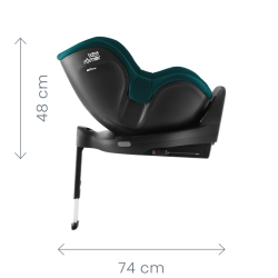 Britax Romer Dualfix Pro M - Obrotowy fotelik samochodowy 61-105 CM | STYLE TEAK