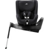 Britax Romer Dualfix Pro M - Obrotowy fotelik samochodowy 61-105 CM | CLASSIC DEEP BLACK