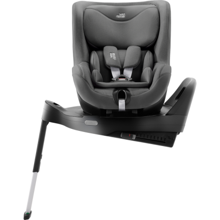 Britax Romer Dualfix Pro M - Obrotowy fotelik samochodowy 61-105 CM | STYLE MINERAL GREY