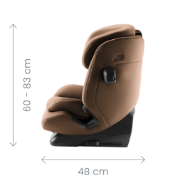 Britax Romer Advansafix Pro - Fotelik samochodowy 76-150 CM | LUX SOFT TAUPE