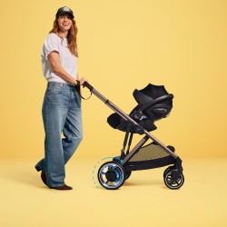 Cybex e-Gazelle S - Wózek Głęboko-Spacerowy | zestaw 2w1 | MOON BLACK