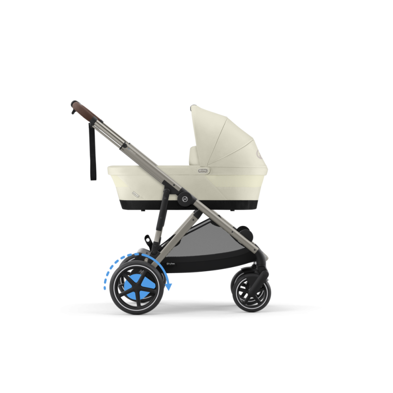 Cybex e-Gazelle S - Wózek Rok po Roku | zestaw 2w1 | SEASHELL BEIGE