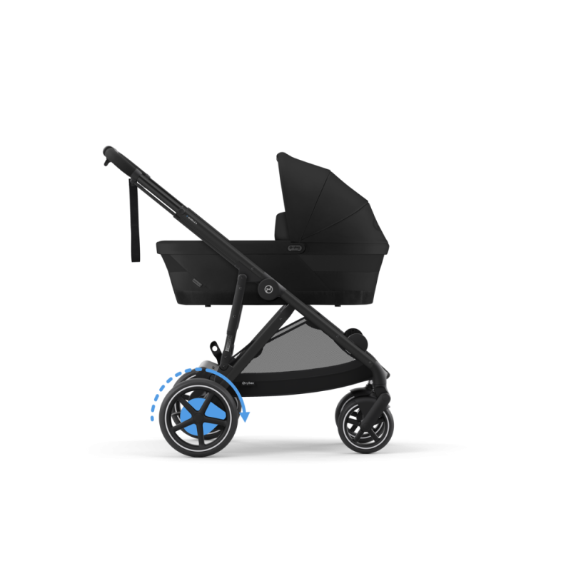 Cybex e-Gazelle S - Wózek Rok po Roku | zestaw 2w1 | MOON BLACK