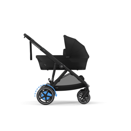 Cybex e-Gazelle S - Wózek Rok po Roku | zestaw 2w1 | MOON BLACK