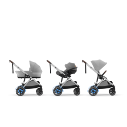 Cybex e-Gazelle S - Wózek Rok po Roku | zestaw 2w1 | STONE GREY