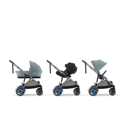 Cybex e-Gazelle S - Wózek Rok po Roku | zestaw 2w1 | STORMY BLUE