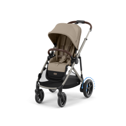 Cybex e-Gazelle S - Wózek Głęboko-Spacerowy | zestaw 2w1 | ALMOND BEIGE